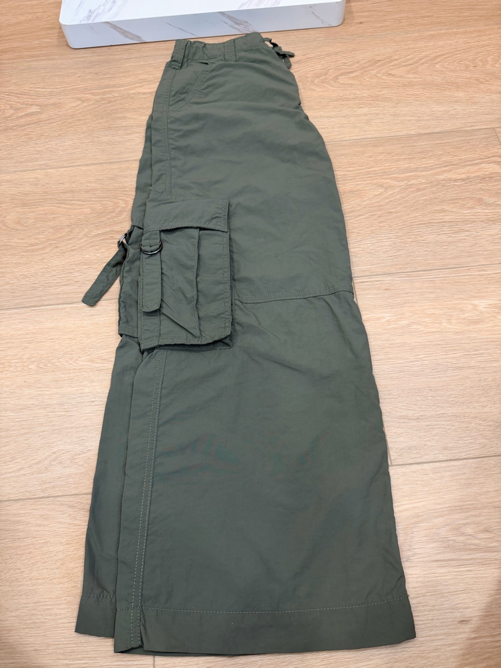 H&M Light Olive Utility Jogger Pants